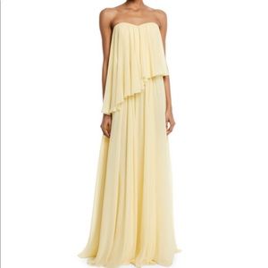 Badgley Mischka Collection Strapless Gown